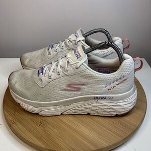 Skechers GO RUN Consistent Intensify Womens Size 9 Running Shoes Natural White